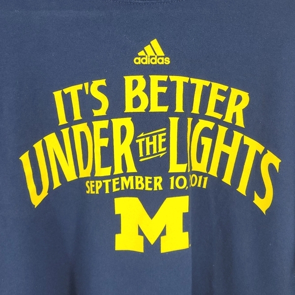 Adidas Men's Michigan Wolverine Football Better Under the Lights Size XL - Picture 7 of 8
